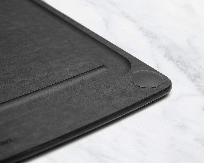 Epicurean All-In-One Cutting Board with Non-Slip Feet and Juice Groove  11.5"" ? 9""  Slate/Black - Image 4